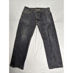 Levi's Men's Straight Jeans in Washed Black